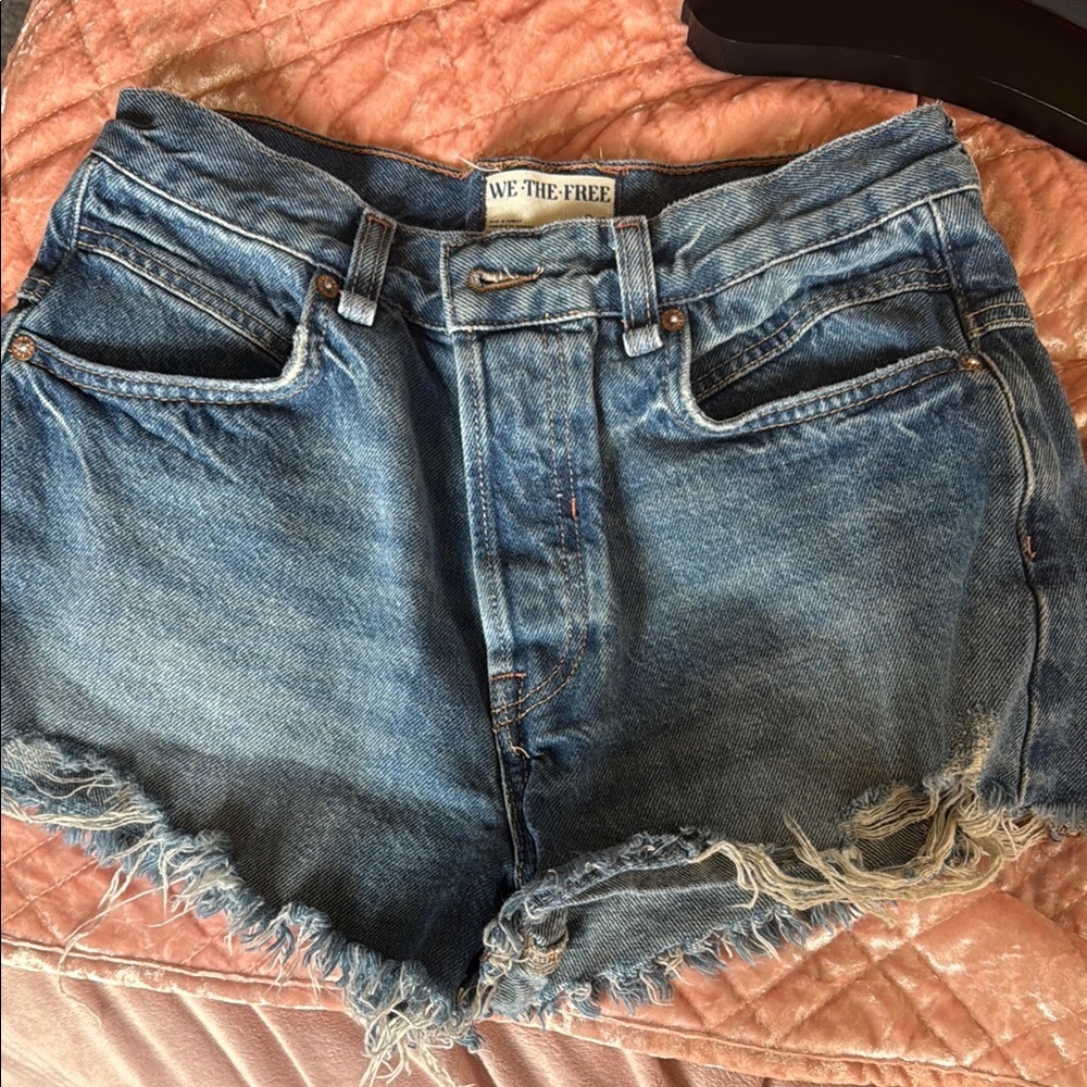Free People ‘Now or Never’ Denim Shorts - Picture 5 of 13
